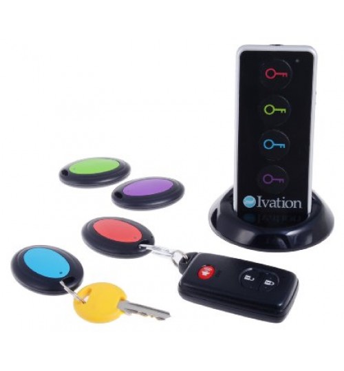 Wireless Radio Electronic Key Finder Black Smart Electronic Key Finder Reminder For Lost Keys Locator Black